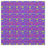 Kiss Me I&#39;m Irish Bright Word Play Fabric