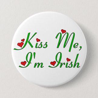 Kiss Me, I'm Irish Button