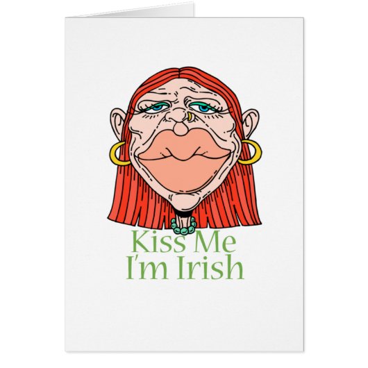 Kiss Me I'm Irish Cards (Front)