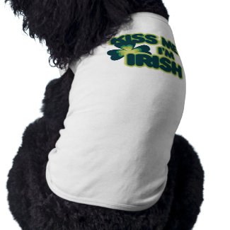 Kiss me Im Irish Doggie Shirt