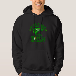 Kiss Me I'm Irish Flag C Saint Patrick Day Womens Hoodie