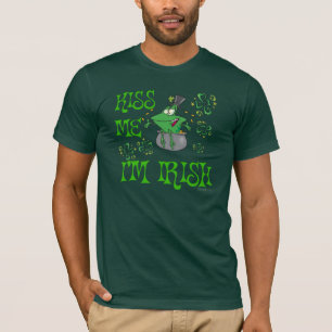 Kiss Me I'm Irish Frog T-Shirt