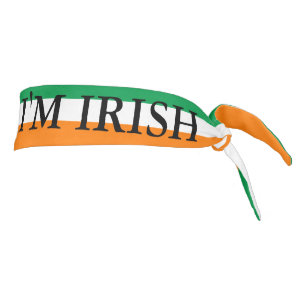 Kiss me i'm irish funny St Patricks Day party Tie Headband