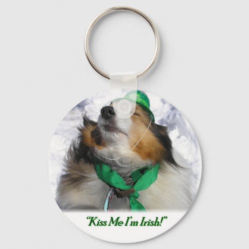 Kiss Me Im Irish Keychain