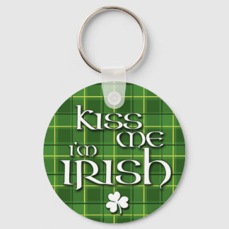 KISS ME I'M IRISH - keychain