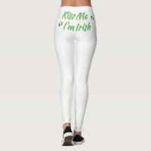 Kiss Me I'm Irish Leggings