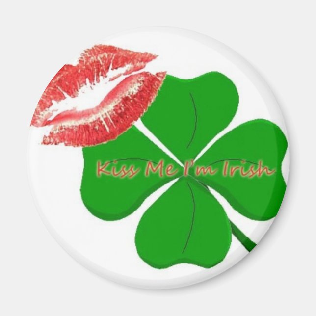 Kiss me I'm Irish Magnet (Front)