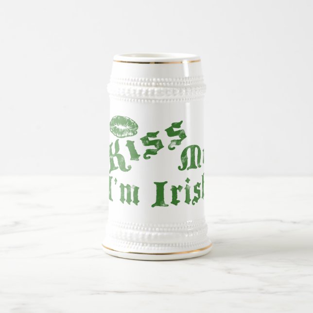 Kiss Me I'm Irish Mugs (Center)
