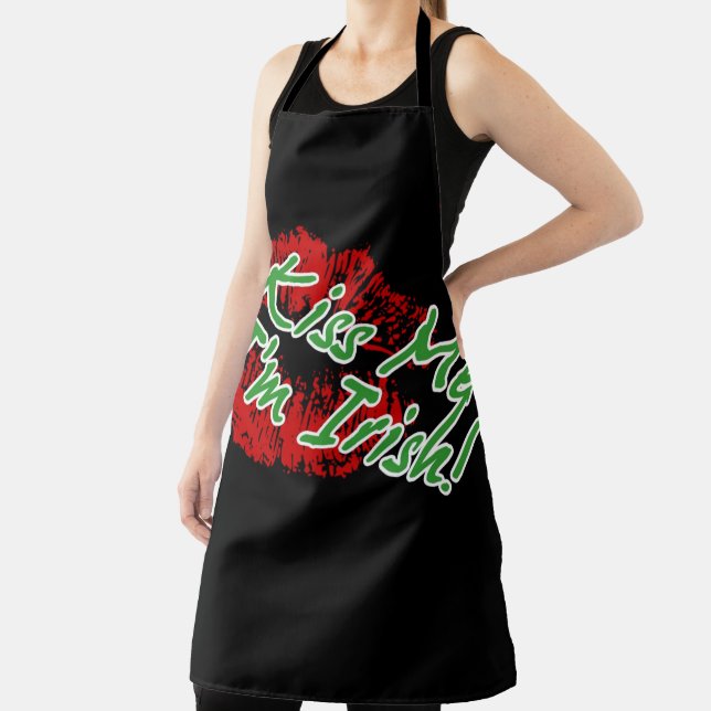 Kiss Me I'm Irish -St Patrick's Day Apron (Insitu)