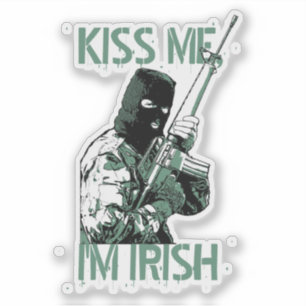 KISS ME, I'M IRISH STICKER