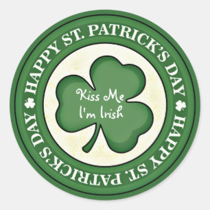 Kiss Me I'm Irish Sticker
