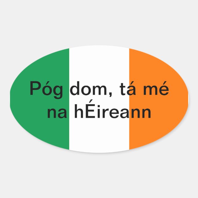 Kiss Me, I'm Irish sticker (Front)