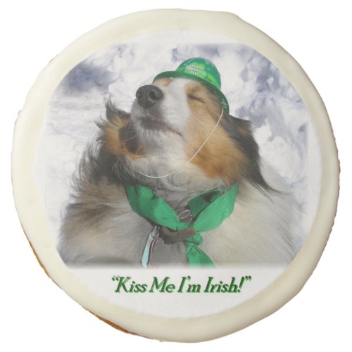 Kiss Me Im Irish Sugar Cookie