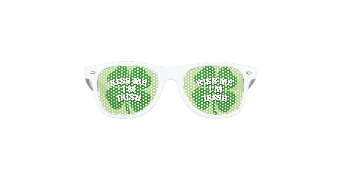Kiss Me I'm Irish Sunglasses Zazzle