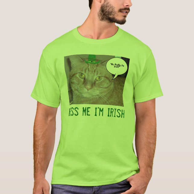 Kiss Me I'm Irish T-Shirt (Front)