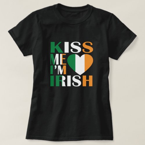 Kiss Me Im Irish T_Shirt Saint Patrick Day 