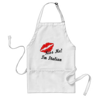 Kiss Me I'm Italian Apron