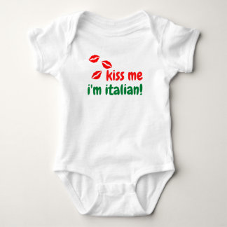 Kiss Me I'm Italian Baby Body Suit Bodysuit