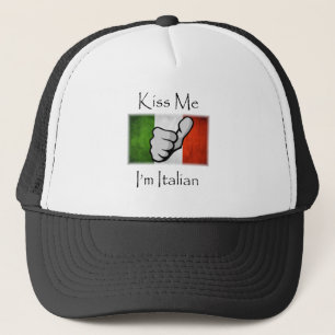 Kiss ME I'm Italian Trucker Hat