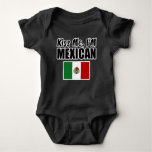 Kiss Me, I&#39;m Mexican Baby Jersey Bodysuit at Zazzle