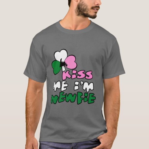Kiss Me Im Newfie T_Shirt
