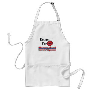 Kiss me I'm Norwegian Adult Apron