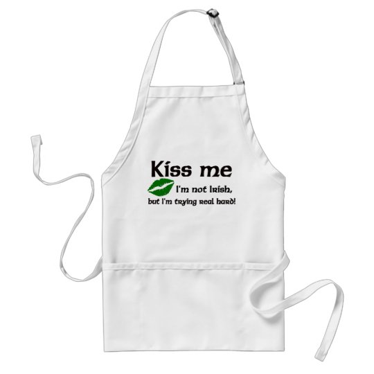 Kiss Me I'm not Irish Adult Apron