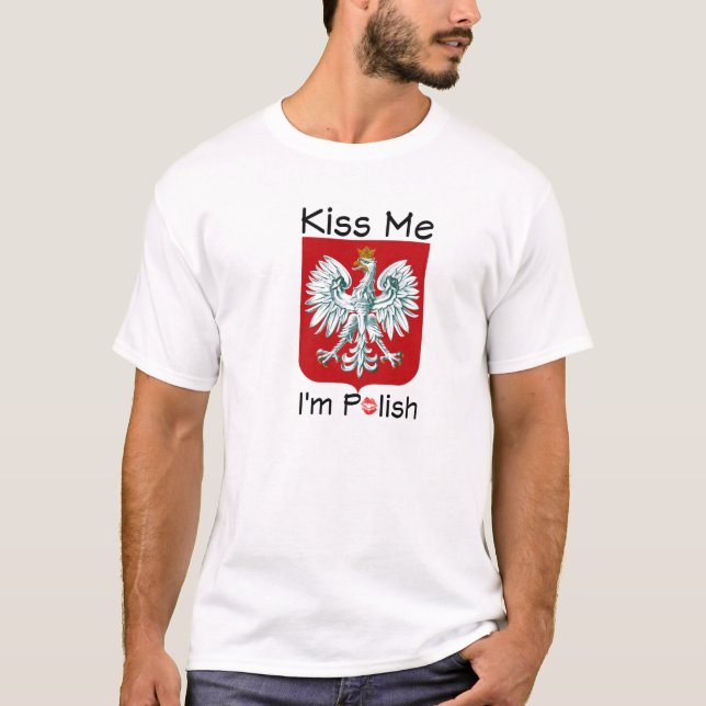 Kiss Me I'm Polish T-Shirt (Front)