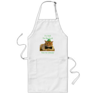 Kiss me, I'm the Irish cook! Long Apron