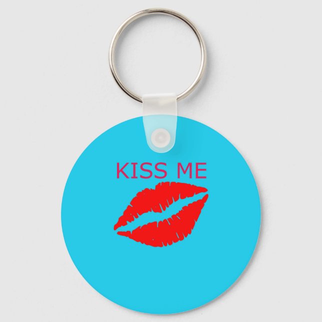 Kiss Me Keychain (Front)