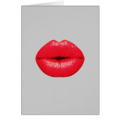 KISS me LIPS red mouth (Front)