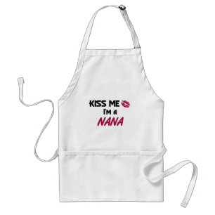 Kiss Me Nana Adult Apron