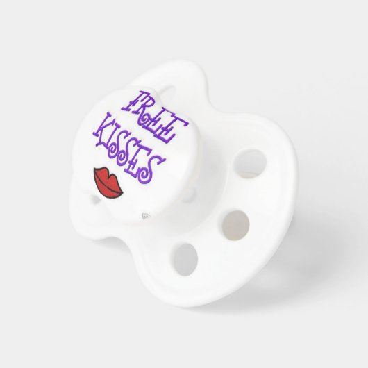 Kiss me pacifier (Front Right)