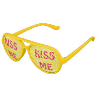 KISS ME retro Shades / Fun Party Sunglasses