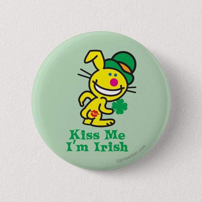 Kiss Me Pinback Button (Front)