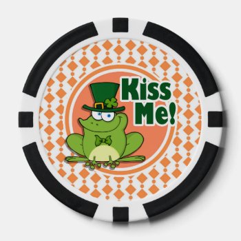 Kiss Me.png Poker Chips by doozydoodles at Zazzle