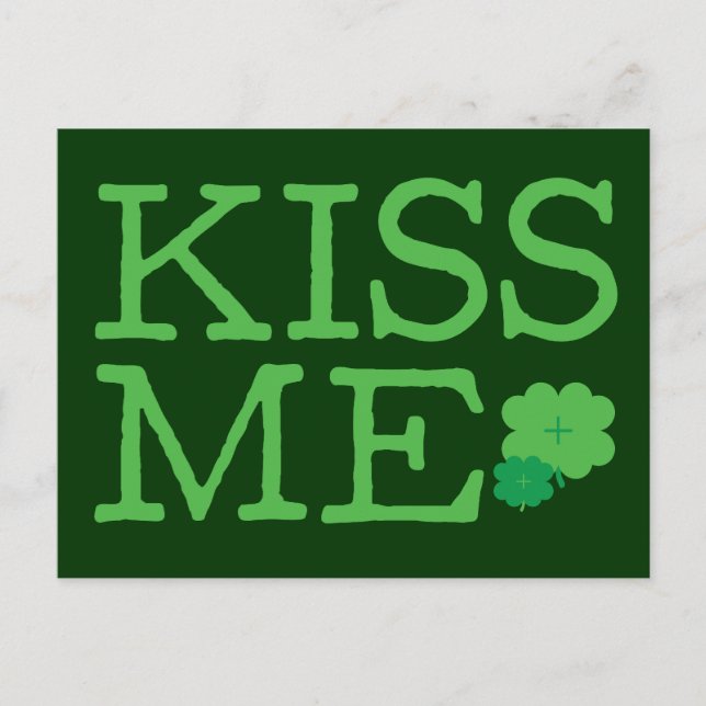 Kiss Me Postcard (Front)