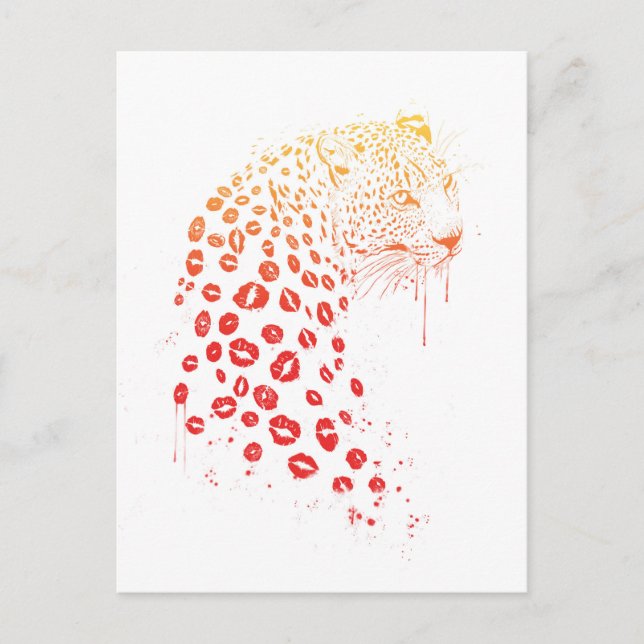 Kiss me postcard (Front)