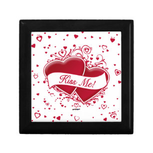 Kiss Me! Red Hearts Gift Box