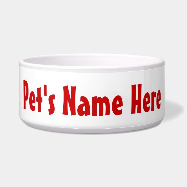 Kiss Me! Red Lips Bowl (Front)