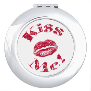 Kiss Me! Red Lips Vanity Mirror