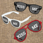 Kiss Me Retro Shades / Fun Party Sunglasses at Zazzle