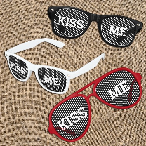 KISS ME retro Shades  Fun Party Sunglasses