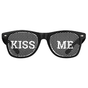 KISS ME retro Shades / Fun Party Sunglasses
