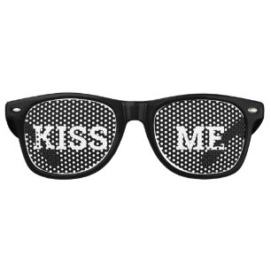 KISS ME retro Shades / Fun Party Sunglasses