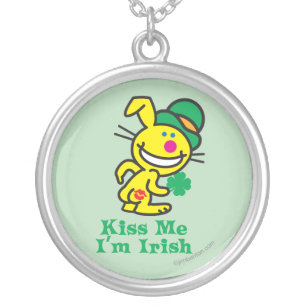 Kiss Me Silver Plated Necklace