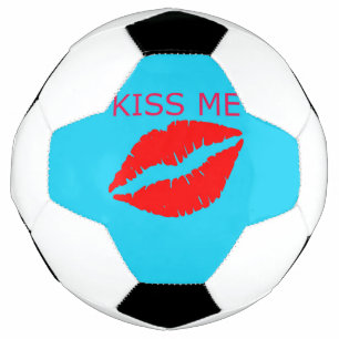 Kiss Me Soccer Ball