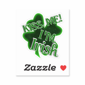 Kiss Me! St. Patrick's Day Sticker