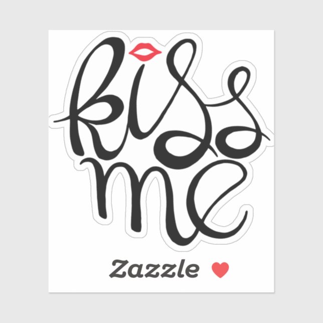 Kiss Me Sticker (Sheet)