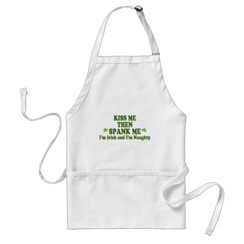 Kiss Me Then Spank Me Gift Adult Apron